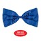 12 Pack Bulk Blue Bow Tie One Size Fits Most with Elastic Band